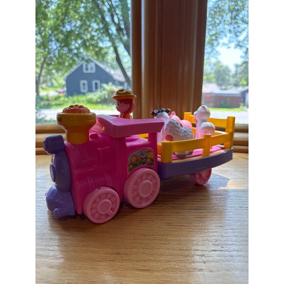Fisher-Price Little People Musical Zoo Train With Animals & Farmer Figure - Picture 4 of 6